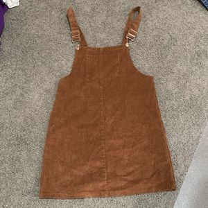 corduroy overall dress